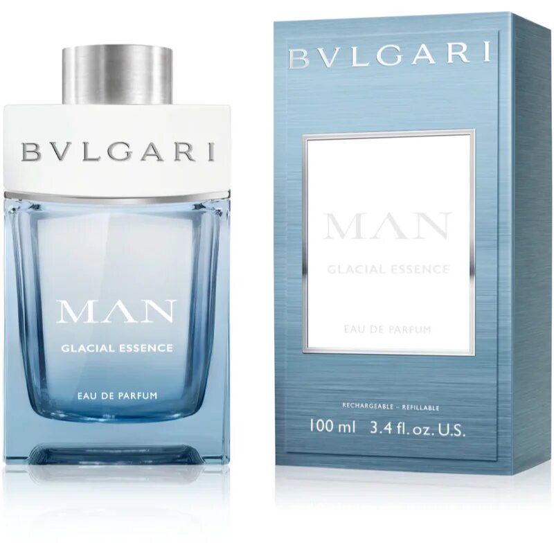 BVLGARI Man Glacial Essence Eau de Parfum utántölthető uraknak 100 ml