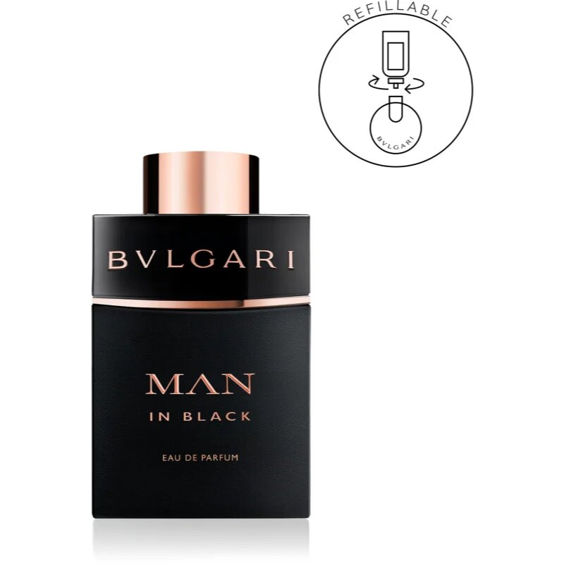 BVLGARI Man In Black Eau de Parfum utántölthető uraknak 150 ml