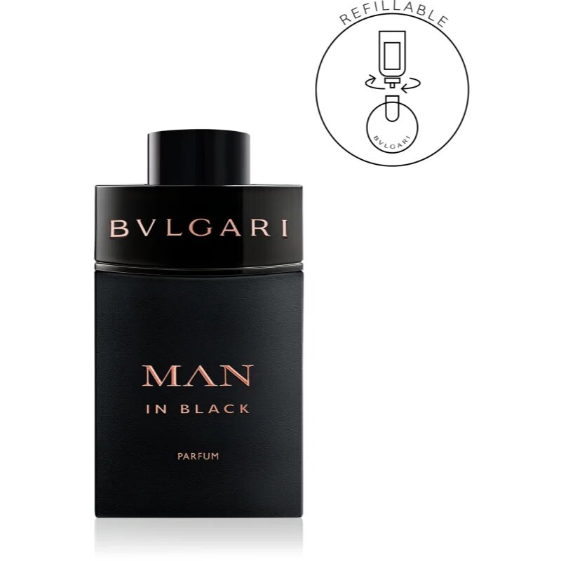 BVLGARI Man In Black Parfum parfüm utántölthető uraknak 100 ml