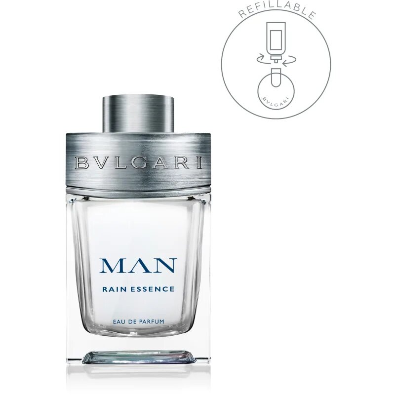 BVLGARI Man Rain Essence Eau de Parfum utántölthető uraknak 100 ml