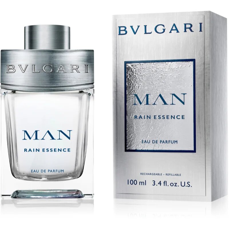 BVLGARI Man Rain Essence Eau de Parfum utántölthető uraknak 100 ml