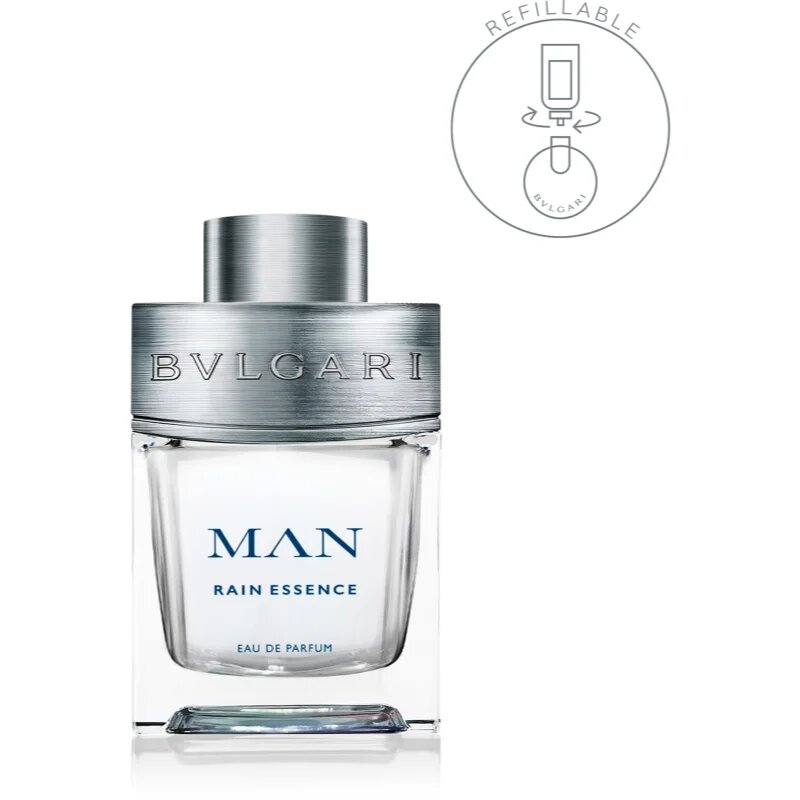 BVLGARI Man Rain Essence Eau de Parfum utántölthető uraknak 60 ml