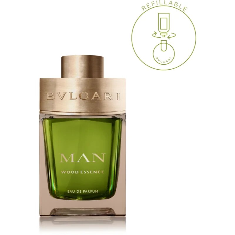 BVLGARI Man Wood Essence Eau de Parfum utántölthető uraknak 100 ml