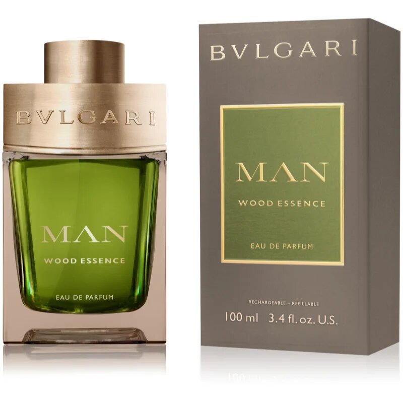BVLGARI Man Wood Essence Eau de Parfum utántölthető uraknak 100 ml