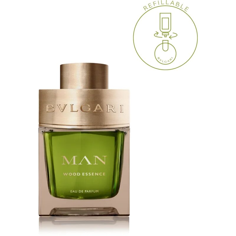 BVLGARI Man Wood Essence Eau de Parfum utántölthető uraknak 60 ml
