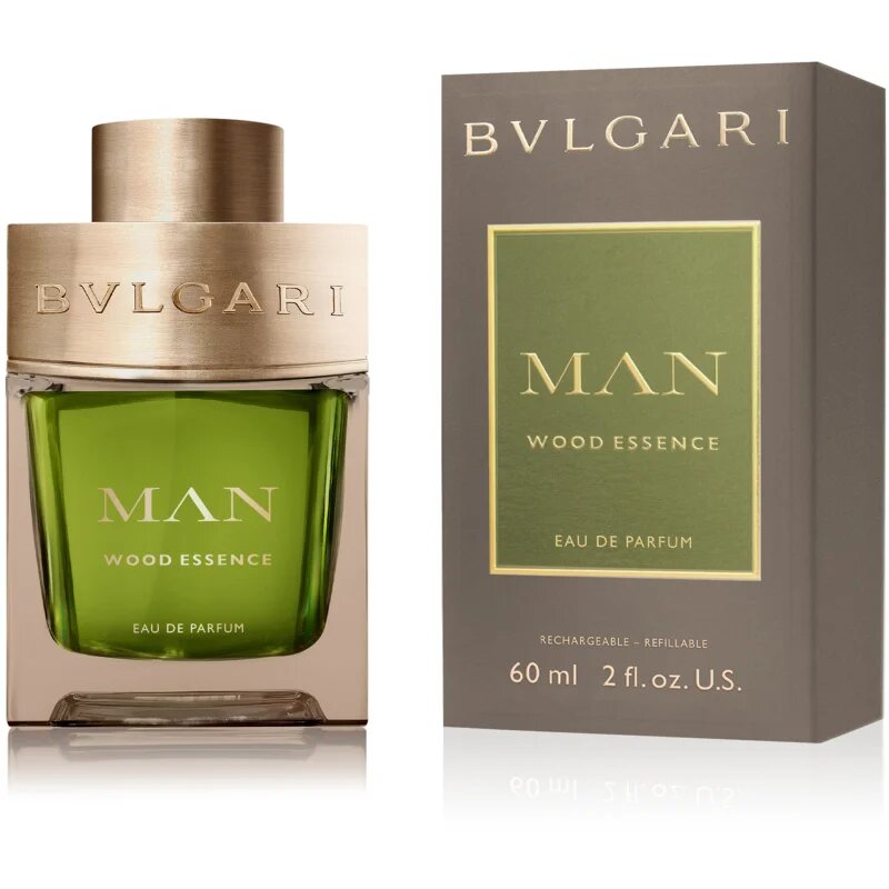 BVLGARI Man Wood Essence Eau de Parfum utántölthető uraknak 60 ml