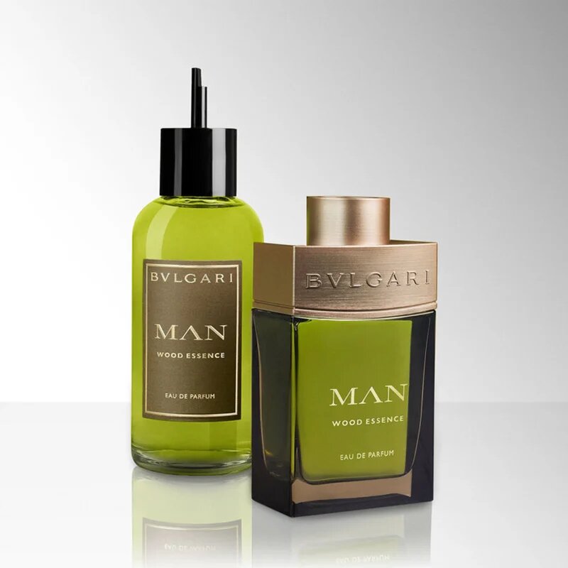 BVLGARI Man Wood Essence Eau de Parfum utántöltő uraknak 200 ml