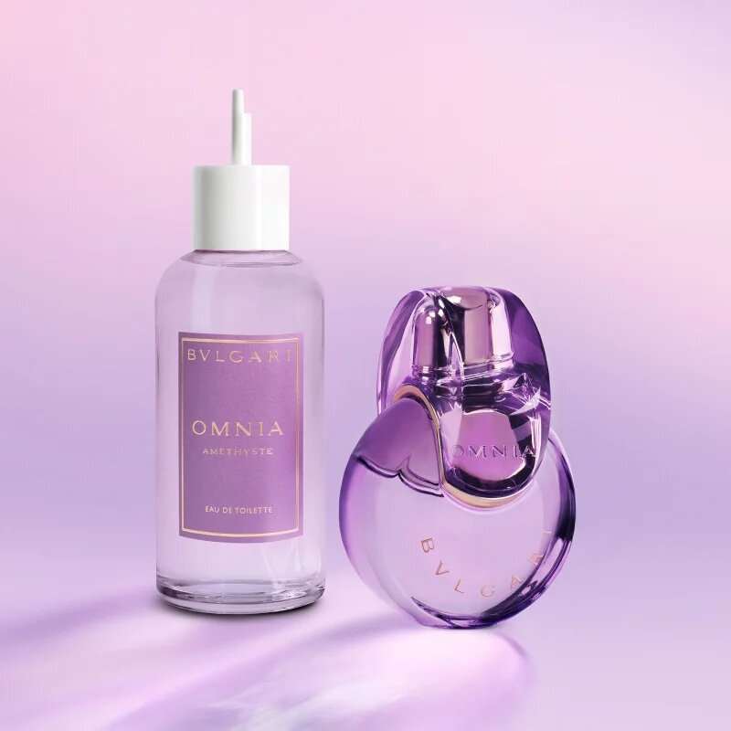 BVLGARI Omnia Amethyste Eau de Toilette utántölthető hölgyeknek 200 ml
