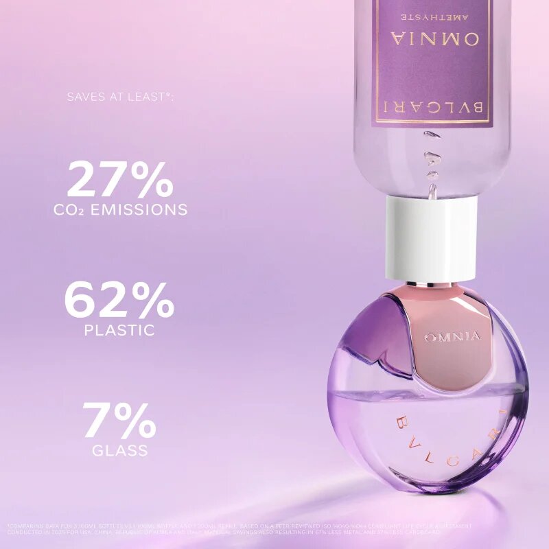 BVLGARI Omnia Amethyste Eau de Toilette utántölthető hölgyeknek 200 ml