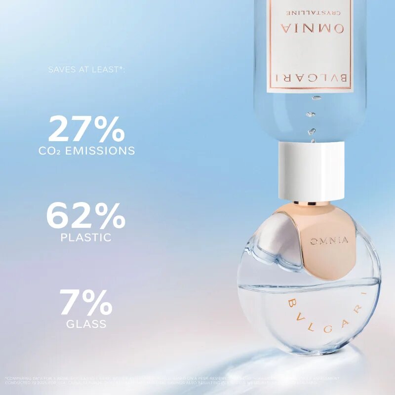 BVLGARI Omnia Crystalline Eau de Toilette utántöltő hölgyeknek 200 ml