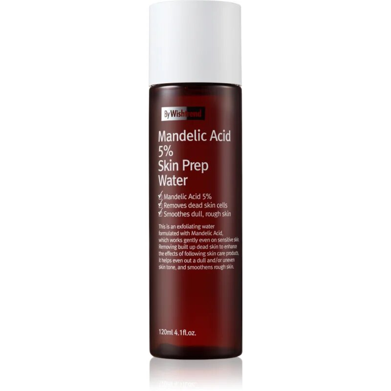 By Wishtrend Mandelic Acid 5% Prep Water hámlasztó bőrpuhító arctonik 120 ml