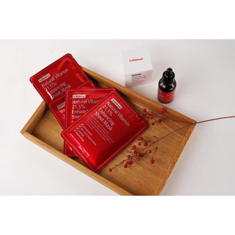 By Wishtrend Natural Vitamin feszesítő gézmaszk 23 ml