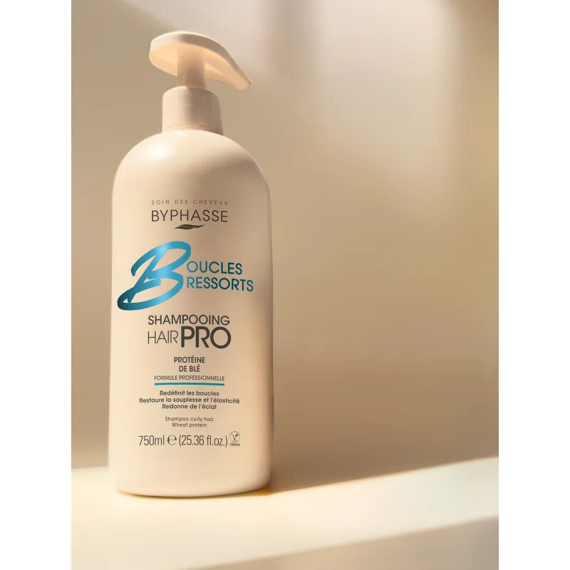 BYPHASSE Hair Pro sampon hullámos és göndör hajra 750 ml