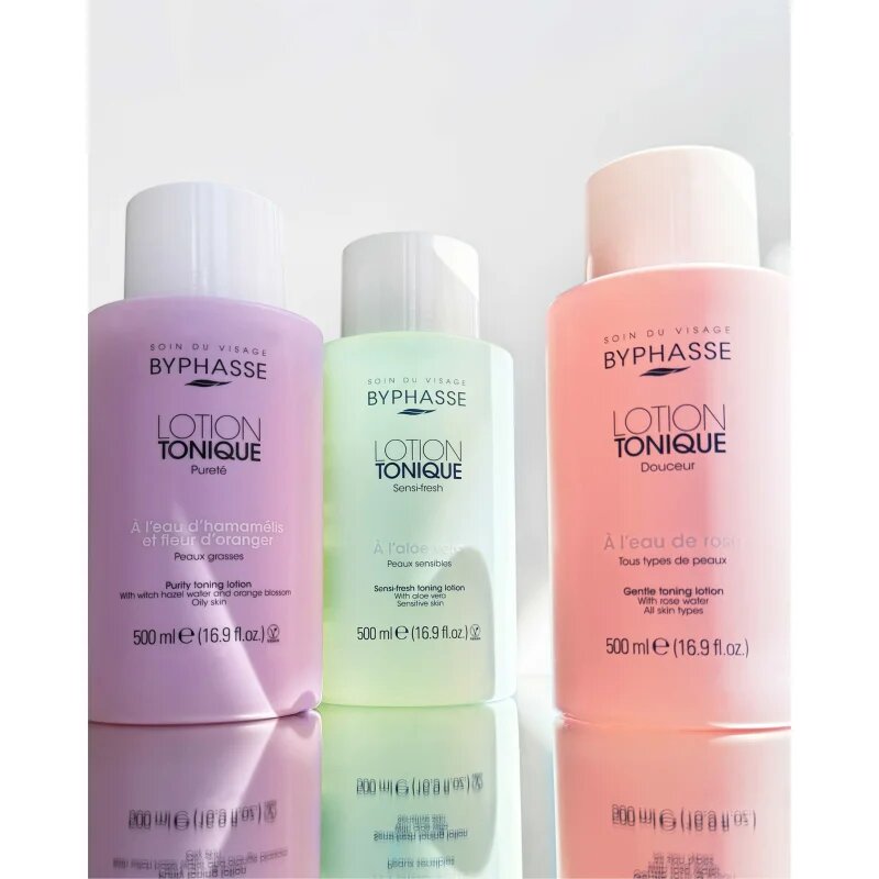 BYPHASSE Lotion Tonique arctonikum rózsavízzel 500 ml