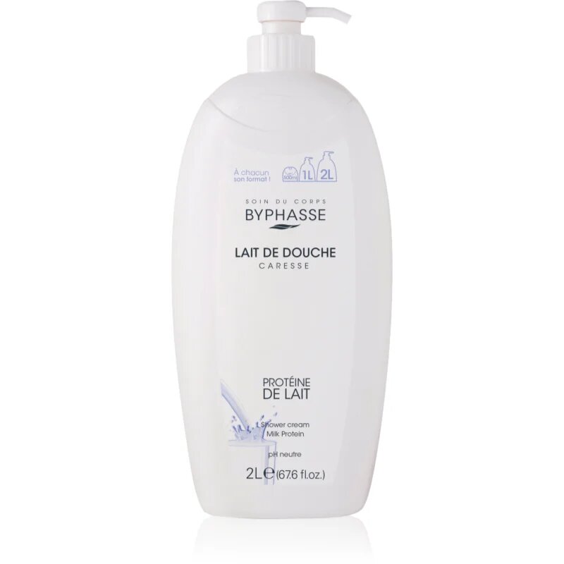 BYPHASSE Milk Protein krémtusfürdő 2000 ml