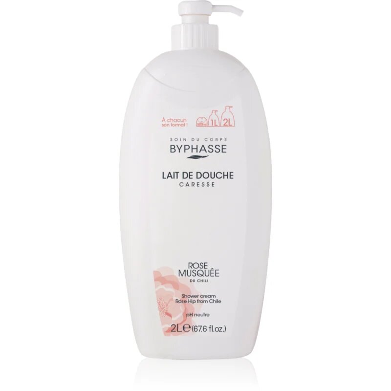 BYPHASSE Rose Hip krémtusfürdő 2000 ml