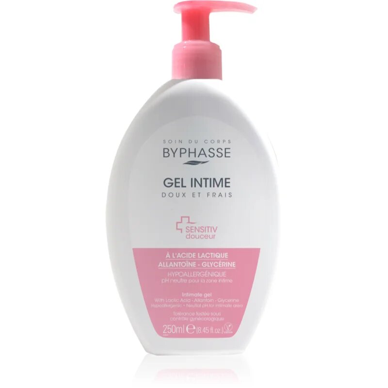 BYPHASSE Sensitiv gél intim higiéniára 250 ml
