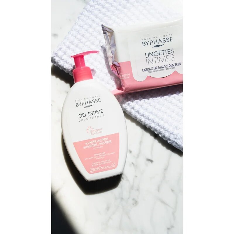 BYPHASSE Sensitiv gél intim higiéniára 250 ml