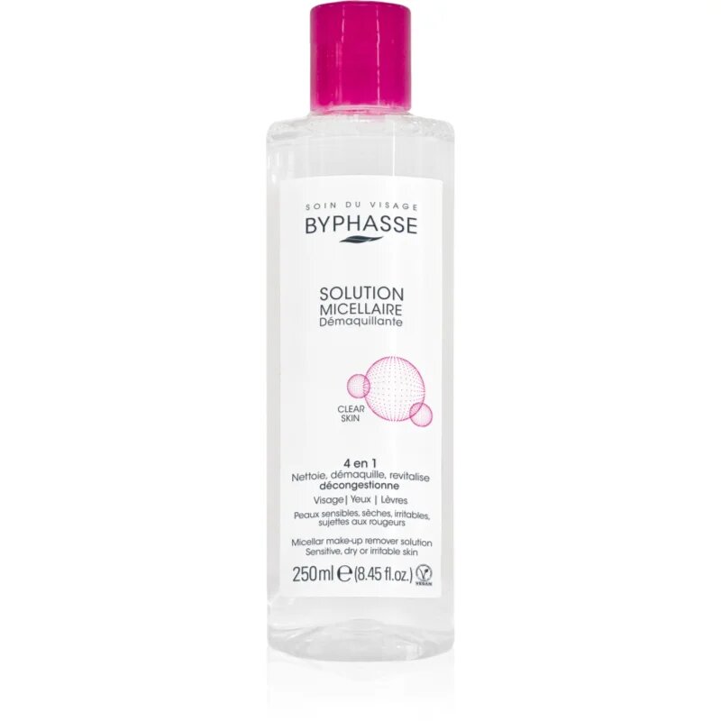 BYPHASSE Solution Micellaire sminklemosó víz 250 ml