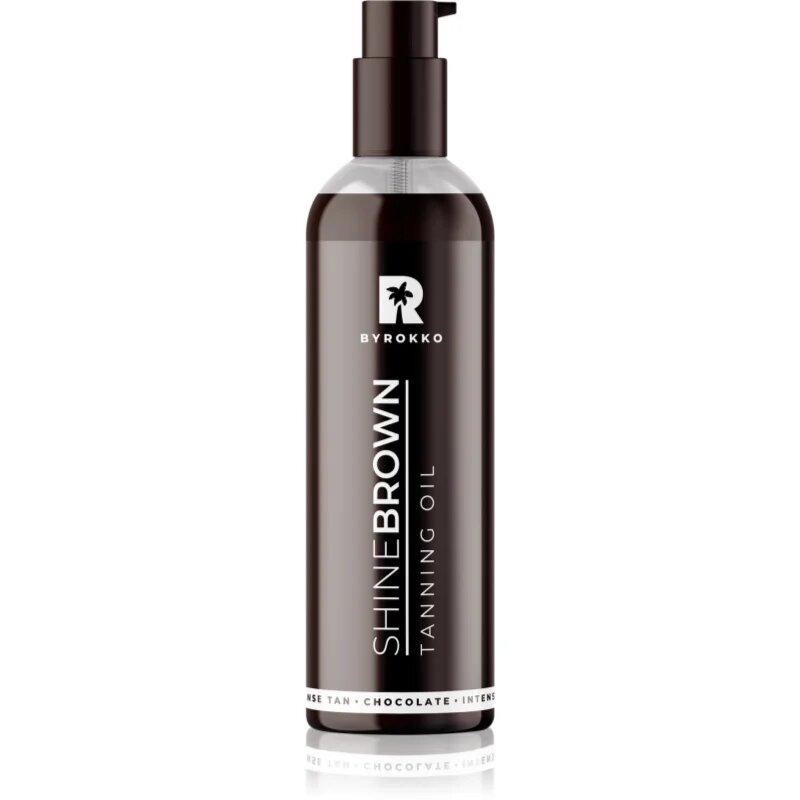 ByRokko Shine Brown Tanning Oil készítmény a napbarnítottság felgyorsítására és meghosszabbítására 145 ml