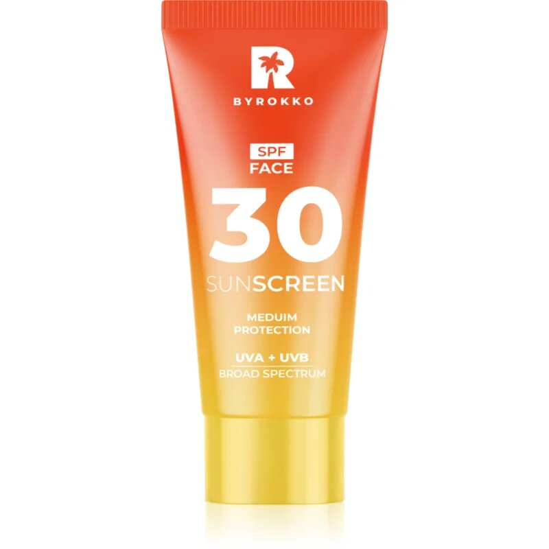 ByRokko Sunscreen napozókrém arcra SPF 30 50 ml