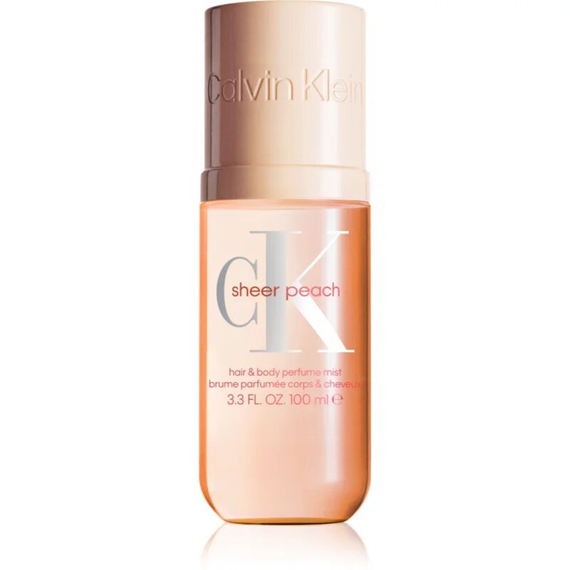 Calvin Klein CK Sheer Peach illatosított haj- és testpermet unisex 100 ml