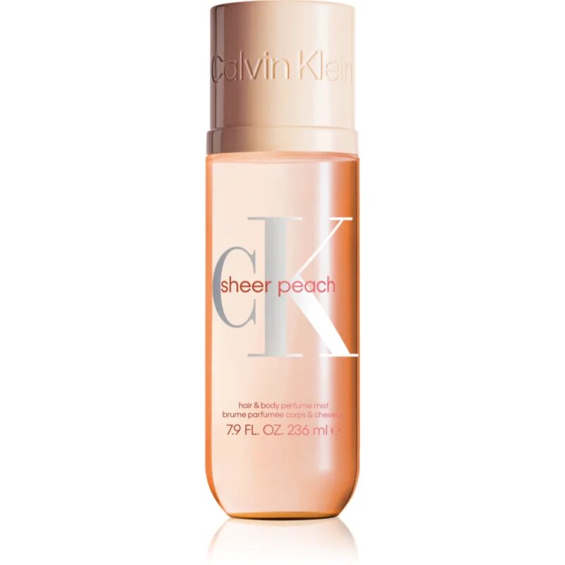 Calvin Klein CK Sheer Peach illatosított haj- és testpermet unisex 236 ml