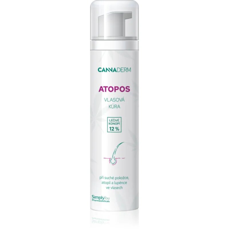 Cannaderm Atopos Sensitive scalp treament intenzív kúra az irritált fejbőrre 100 ml