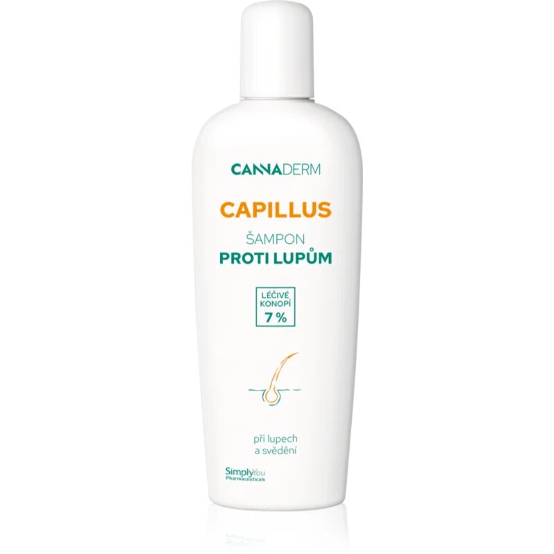 Cannaderm Capillus Anti-Dandruff Shampoo korpásodás elleni sampon kender olajjal 150 ml