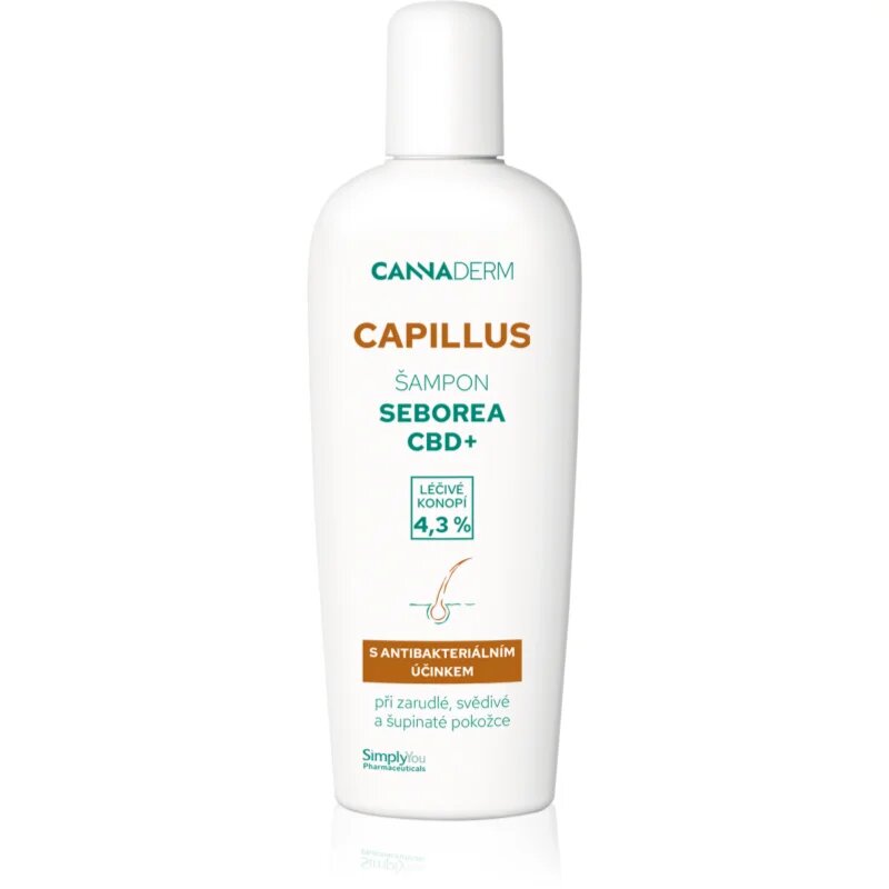 Cannaderm Capillus Seborea CBD+ Shampoo sampon korpásodás ellen 150 ml