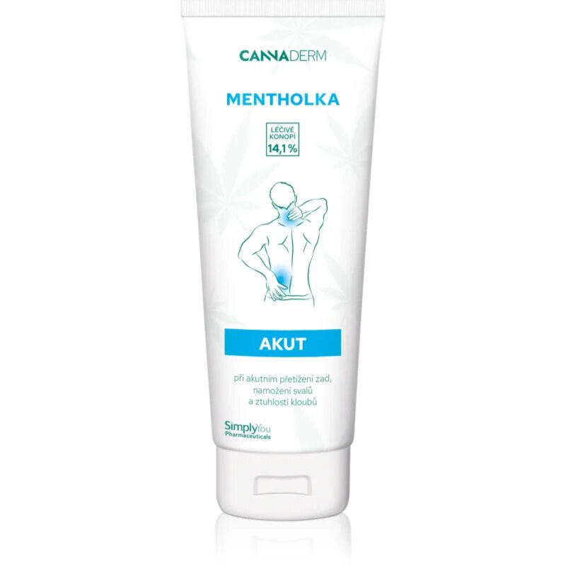 Cannaderm Mentholka AKUT hűsítő masszázs gél 125 ml