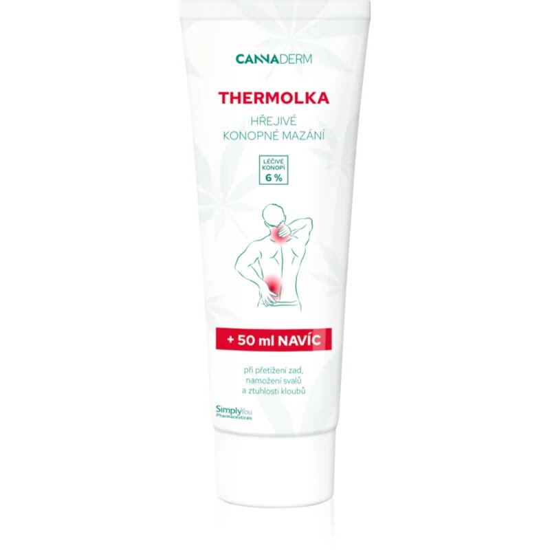 Cannaderm Thermolka warm lubrication masszázskrém melegítő hatású 250 ml