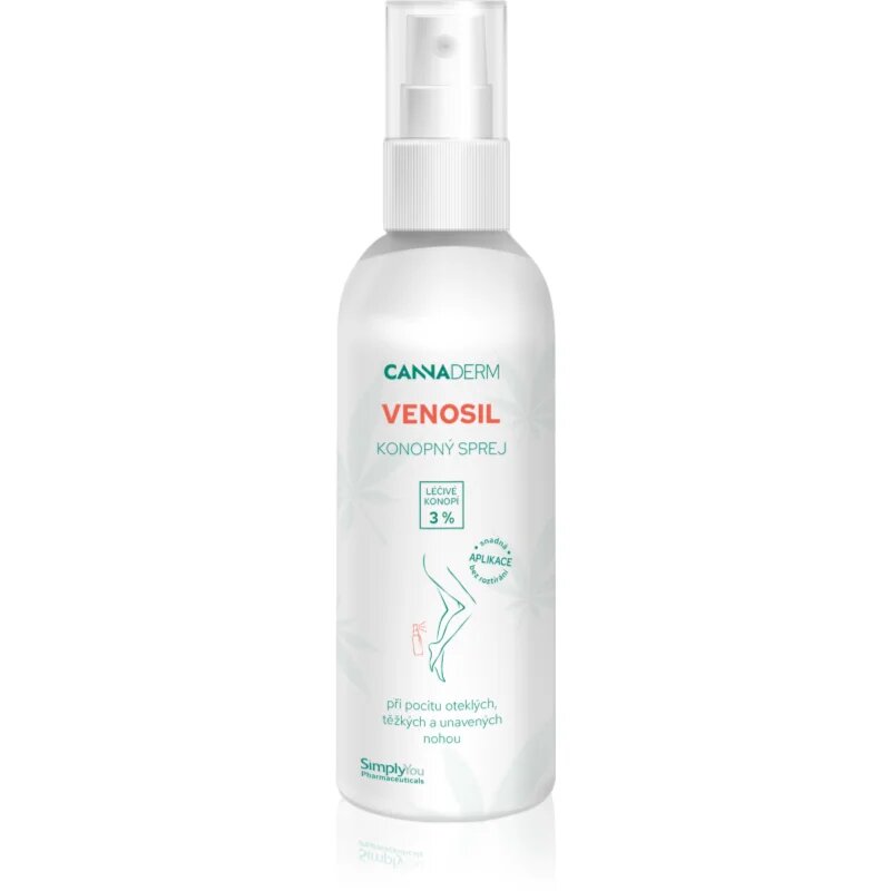 Cannaderm Venosil cannabis spray láb spray aktív kenderrel 150 ml
