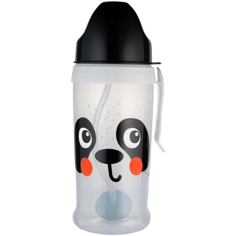 Canpol babies BabiesBoo Sport Cup sportkulacs szívószállal nehezékkel Panda 1 db