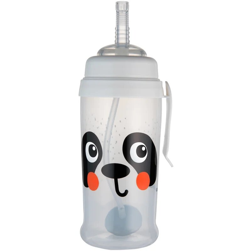 Canpol babies BabiesBoo Sport Cup sportkulacs szívószállal nehezékkel Panda 1 db