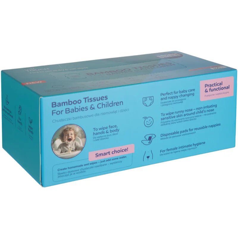 Canpol babies Bamboo Tissues Postpartum Pads kendők bambusz 100 db