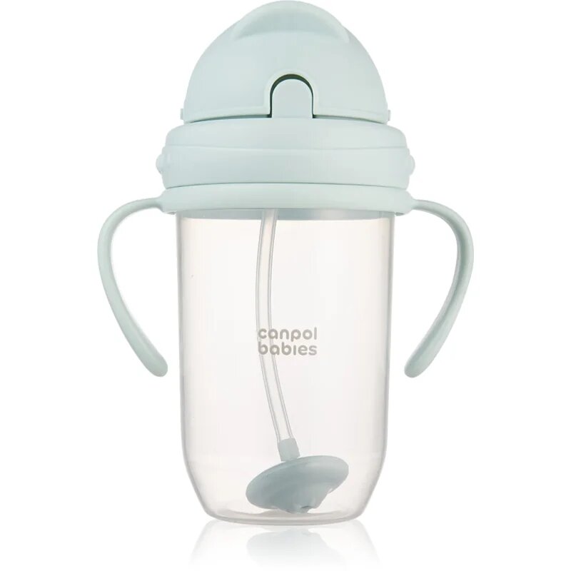 Canpol babies Cup bögre nehezékkel Green 6m+ 1 db
