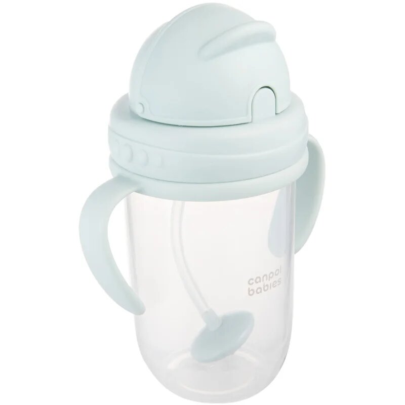 Canpol babies Cup bögre nehezékkel Green 6m+ 1 db