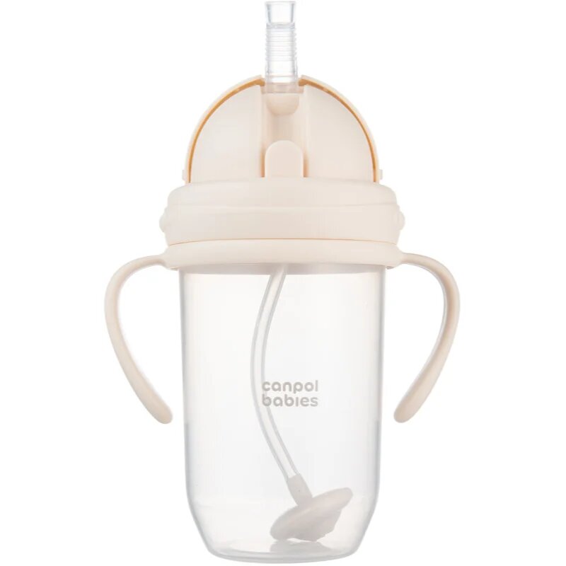 Canpol babies Cup bögre nehezékkel Nude 6m+ 1 db