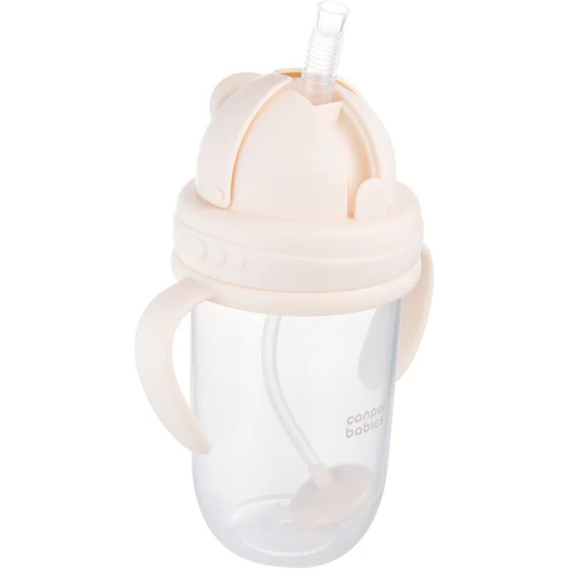 Canpol babies Cup bögre nehezékkel Nude 6m+ 1 db