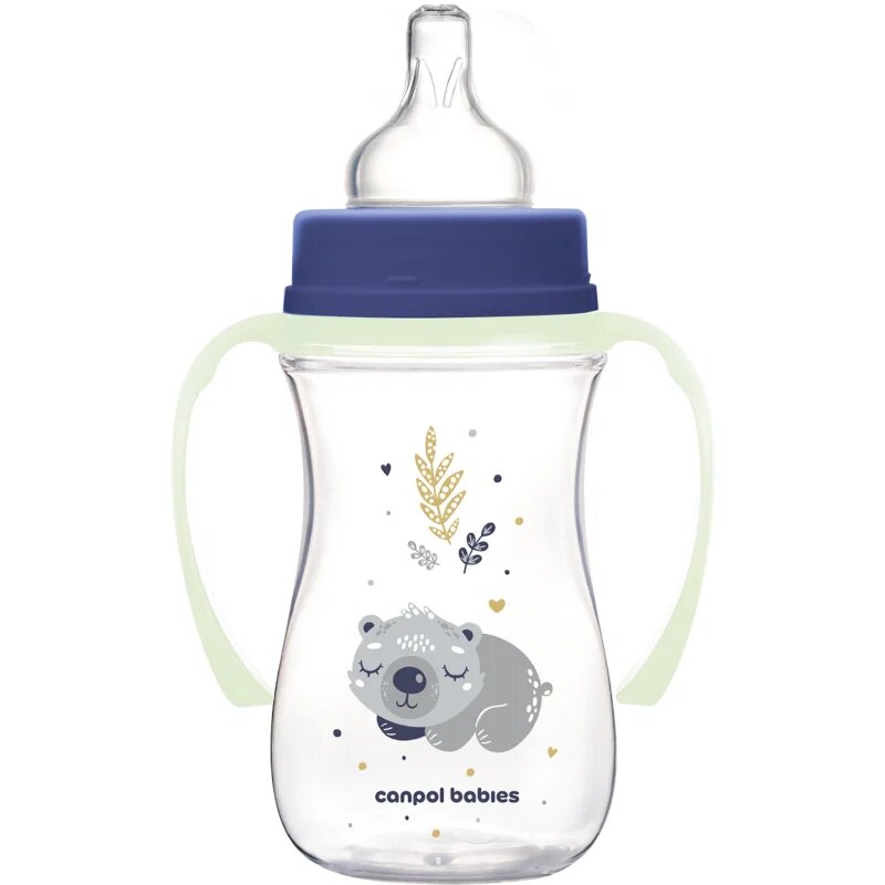 Canpol babies EasyStart Sleepy Koala 240 ml cumisüveg 3 m+ Blue 1 db