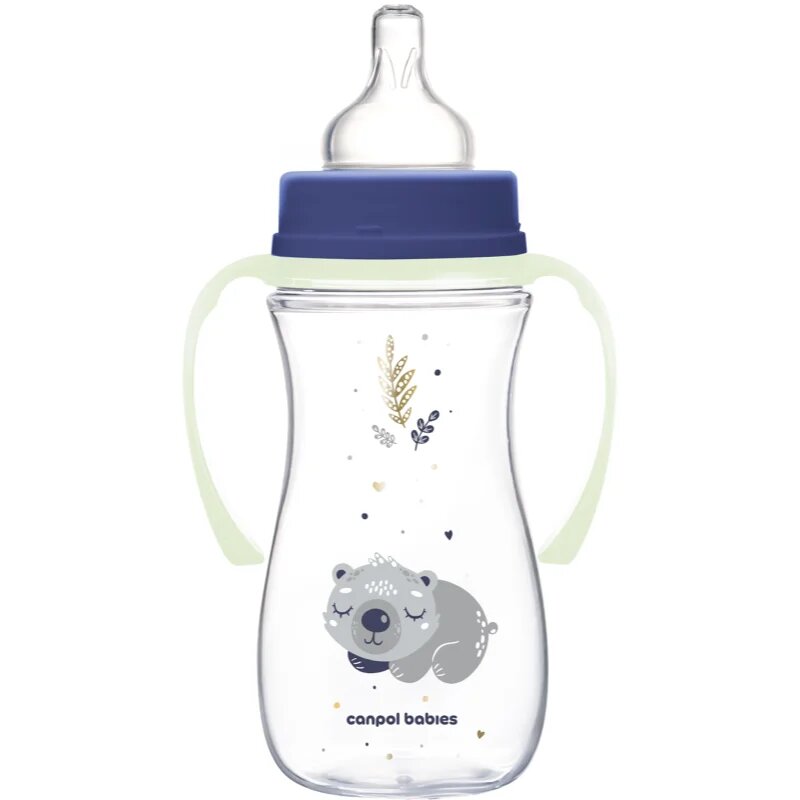Canpol babies EasyStart Sleepy Koala 300 ml cumisüveg 12 m+ Blue 1 db