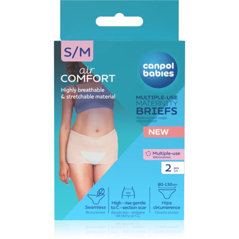 Canpol babies Maternity Briefs szülés utáni alsóneműk méret S/M 2 db