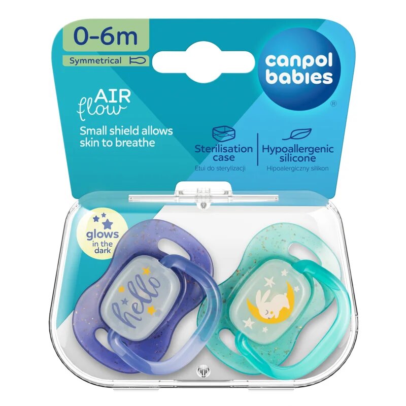 Canpol babies NIGHTGLOW Boy cumi 0-6 m 2 db