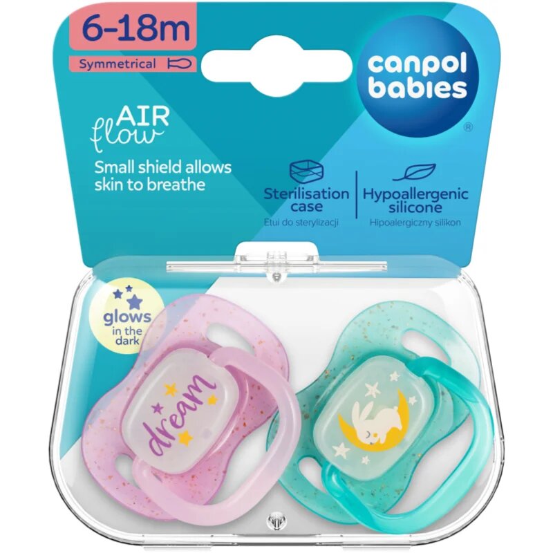 Canpol babies NIGHTGLOW Girl cumi 6-18 m 2 db