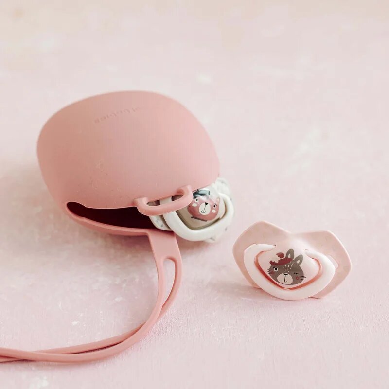 Canpol babies Silicone Soother Case cumitartó doboz Pink 1 db