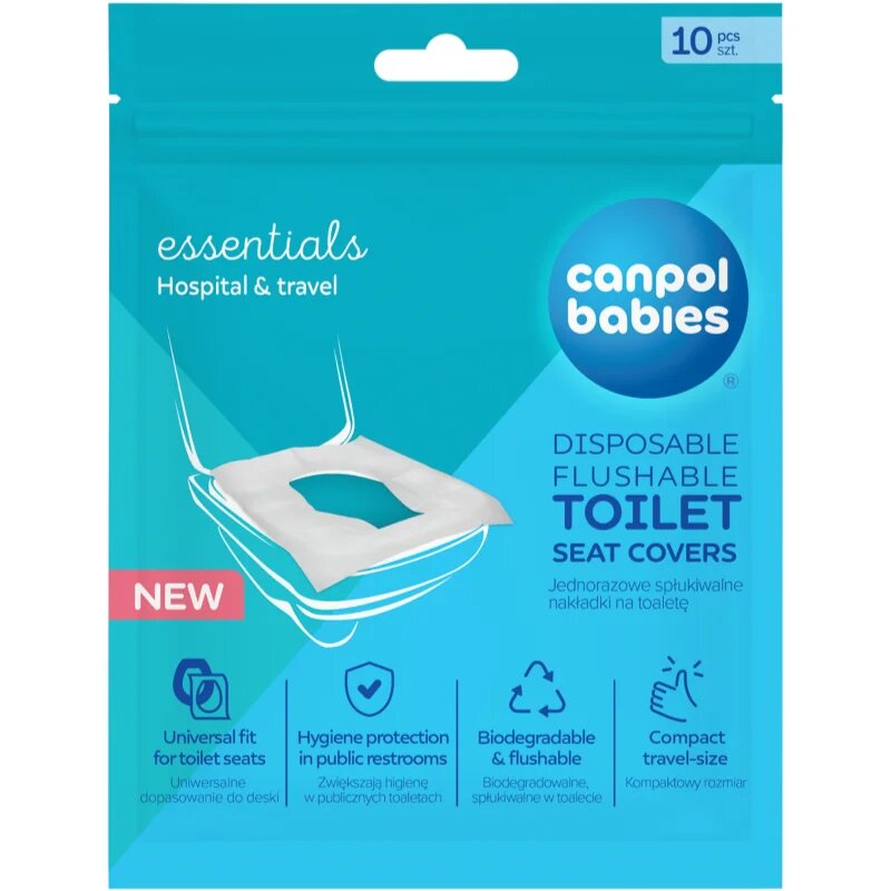 Canpol babies Toilet Seat Covers eldobható higiénikus WC-alátét 10 db