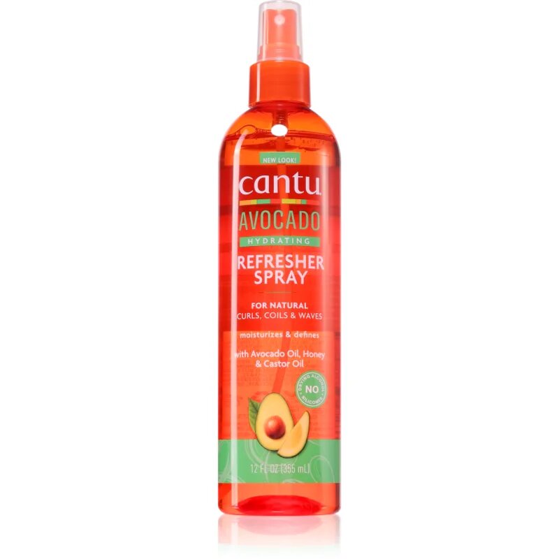 CANTU Avocado Refresher Spray hidratáló hajspray a hullámos és göndör hajra 355 ml