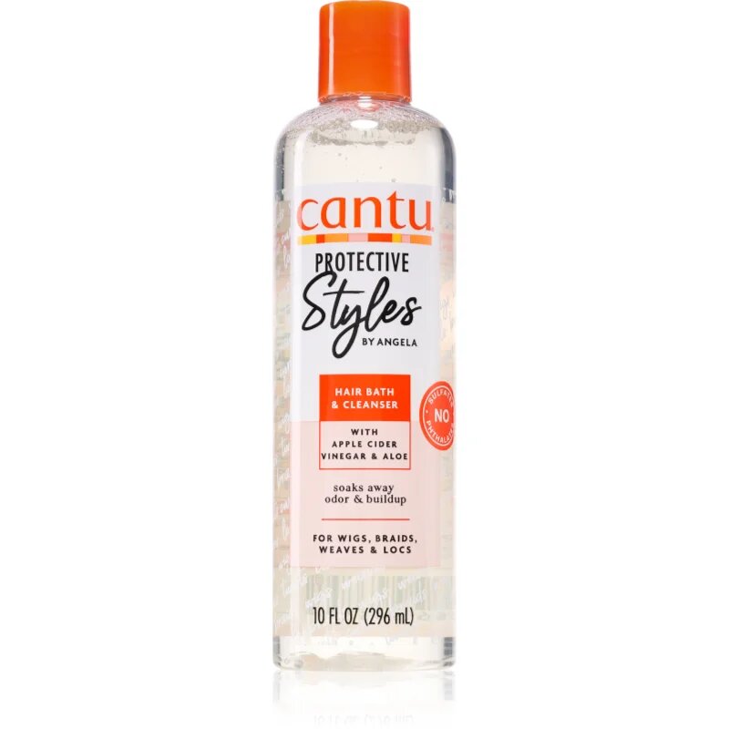 CANTU Protective Styles By Angela Hair Bath hidratáló és védő sampon 296 ml