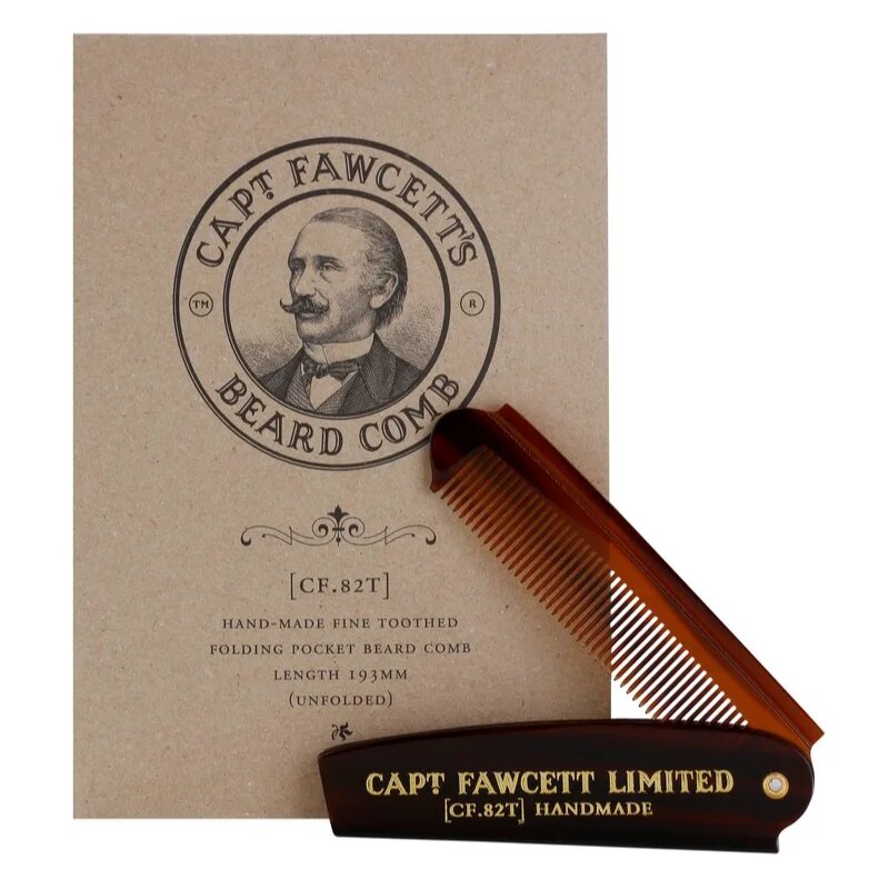 Captain Fawcett Accessories Hordozható fésű szakállhoz (CF.82T) 19.3 cm